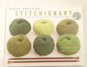 VOGUE Knitting Stitchionary Volume One KNIT & PURL Ultimate Dictionary HB 2005 - Picture 1 of 11