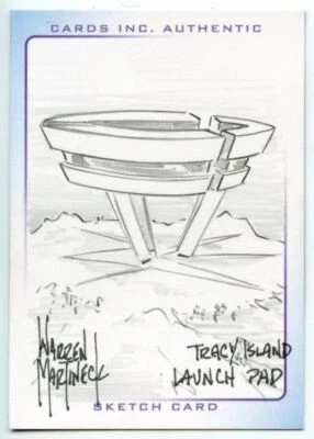 Thunderbirds Are Go! Movie Sketch Card by Warren Martineck Launch Pad - Image 1 of 2