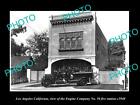 OLD LARGE HISTORIC PHOTO OF LOS ANGELES CA FIRE DEPARTMENT No 50 STATION c1940