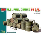 MiniArt 49001 1/48 U.S. Fuel Drums 55 Gal. (Plastic model)