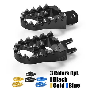 NICECNC Foot Pegs Footpegs Pedals Rests For Suzuki DRZ400S DRZ400SM 2000-2024 - Picture 1 of 18