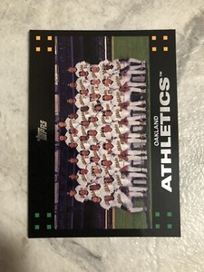 2007 Topps Team Picture Oakland Athletics #227 Baseball Frank Thomas Zito NM