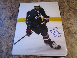 SETH JONES SIGNED 8X10 MATTE PHOTO NASHVILLE PREDATORS (B) COLUMBUS BLUE JACKETS - Picture 1 of 2