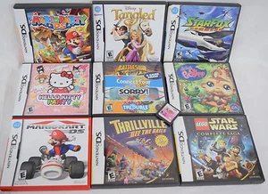 Nintendo DS Cases Manuals Inserts ONLY Star Fox Mario Party Tangled Star Wars + - Picture 1 of 8