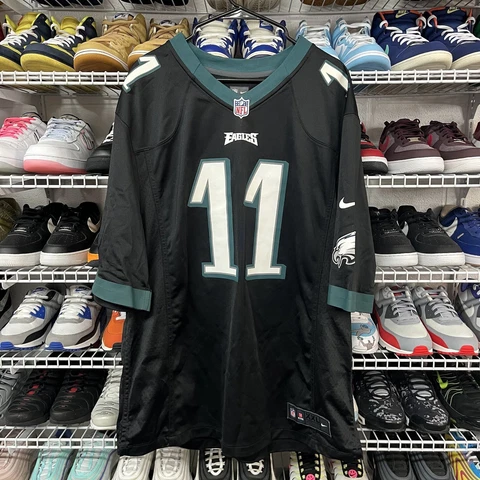 NIKE NFL Philadelphia Eagles Jersey 11 Carson Wentz Black Size 2XL Cover