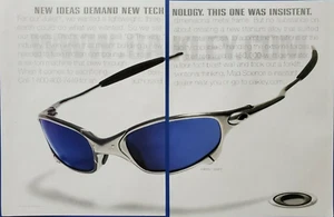 2001 VINTAGE 2 PAGE PRINT AD - OAKLEY X METAL JULIET AD - OAKLEY GLASSES AD ONLY - Picture 1 of 1