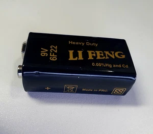 9V 6f22 li ion battery 9V batteries - Picture 1 of 2