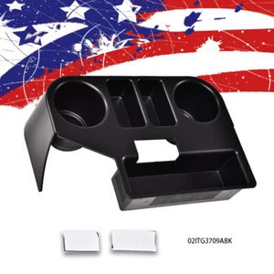 BLACK FIT FOR 1994-1997 DODGE RAM 1500 2500 3500 CENTER CONSOLE CUP HOLDER USA - Picture 1 of 12