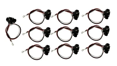 Arnés de coleta de enchufe de 3 cables de repuesto de 10 PCM para luces de giro traseras de parada A47PB Foto 1 de 3