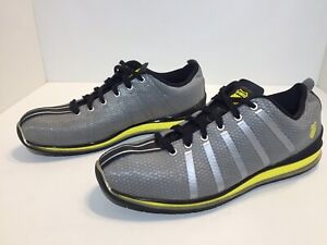 K-Swiss Sneakers Gray Black Yellow Low Athletic Men's Size 12
