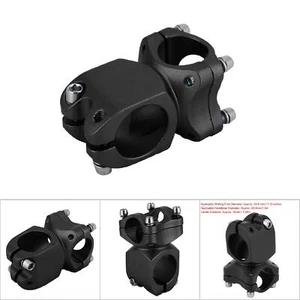 (25.4 Short Stem-Black)Haowecib Road Bike Stem 25.4 Mm Mountain Bike Stem MU - Picture 1 of 9