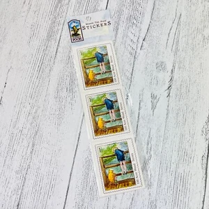 NUOVI adesivi vintage classici Winnie the Pooh Christopher Robbin ponte porcellino 6 - Foto 1 di 6