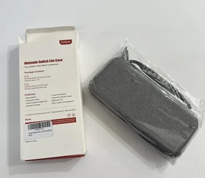 Estuche de Transporte Nintendo Switch Lite Gris Nuevo en Paquete - Imagen 1 de 4