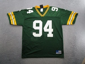 ADIDAS GREEN BAY PACKERS #94 KABEER GBAJA-BIAMILA NFL FOOTBALL JERSEY Mens SZ L - Picture 1 of 12