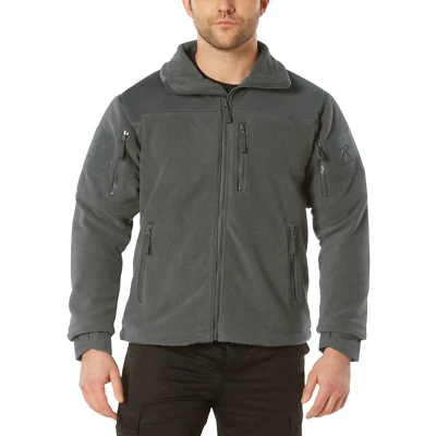 Rothco Spec Ops Tactical Fleece Jacket Full Zip Military Uniform Sports Top Coat - Image 1 of 4