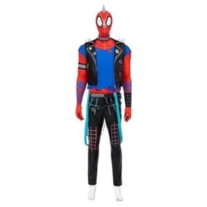 Spider-Man Punk Hobie Marrón Conjunto Completo Trajes Disfraz Cosplay Halloween - Imagen 1 de 12