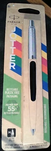 Bolígrafo de gel Parker Jotter. Negro original. Punto medio. Tinta negra. Nuevo. Fast Post! - Imagen 1 de 4