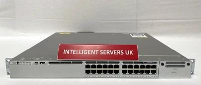 Cisco Catalyst WS-C3850-24U-E 24 x 10/100/1000 Ethernet UPOE ports IP Service - Image 1 of 2