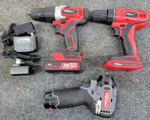3 Hyper Tough Tools, 2 Drills And 1 Impact Comes With Batteries And Charger - Picture 1 of 8