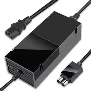 For Microsoft Xbox One Console AC Adapter Brick Charger Power Supply Cord Glossy - Picture 1 of 11