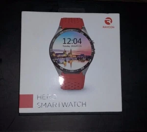 NEW Raycon RSW600-RED - Hero Smartwatch Red Edition - w/ Camera - Picture 1 of 4