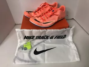 Nike Zoom 400 Sprint Spikes ""Bright Mango"" AA1205-800 taglia uomo 13, Wmn 14,5 - Foto 1 di 11