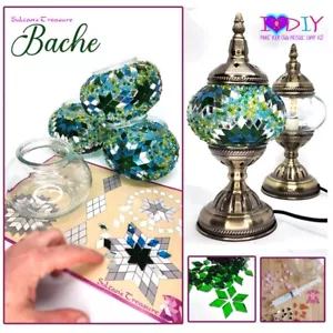 Mosaic Lamp DIY Home Craft Kit Multi Colour Bahce - Picture 1 of 6