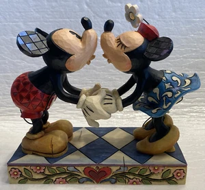 Disney Showcase & Jim Shore ~ Mickey & Minnie Mouse ~ A SMOOCH FOR MY SWEETIE - Bild 1 von 13