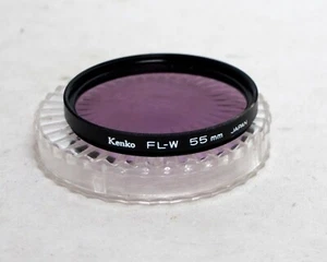 Kenko 55mm FL-W Color Correction Fluorescent Filter 35mm SLR Film Cameras - Picture 1 of 1