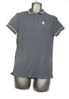 Gym KIng Polo Shirt Small Navy Blue Short Sleeve Cotton Collared Mens
