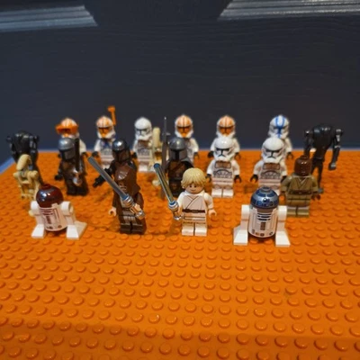 Lego Star Wars  Minifigures 20  all figs  have only been display 100% genuine - Image 1 of 4