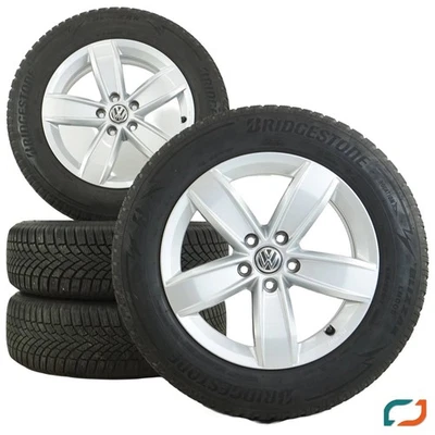Original VW Tiguan AD1 Winterräder Winterreifen Corvara 17 Zoll 215/65 R17 99H - Bild 1 von 4