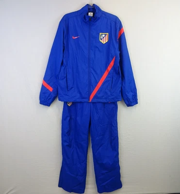 Nike Atletico Madrid Tracksuit Elite Blue Men's Medium Training Jacket Trousers - Image 1 of 4