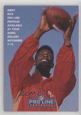 1992 Pro Line Mobil Jerry Rice #7 HOF - Image 1 of 2