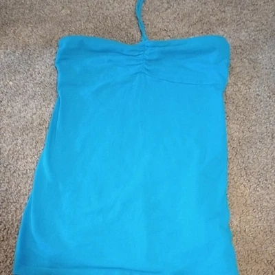 Camisa retro City Streets para mujer pequeña azul vibrante Top 00’s Y2K Foto 1 de 4