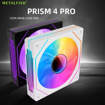PRISM 4 PRO ARGB 120mm PC Computer Chassis Fan 5V 3Pin 12CM Quiet Cooling Fan 12 - Image 1 of 4