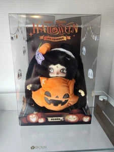 Lokiki Halloween Plüsch Kürbis mit Spinnennetz Augen - Bild 1 von 6