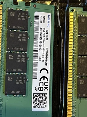 Samsung 32GB PC5-38400 DDR5 4800 MHz DIMM Desktop Memory RAM (M323R4GA3BB0-CQK) - Image 1 of 3