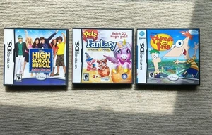 3-NDSPetz Fantasy/Phineas/HS Musical ungetestet sehr guter Zustand - Bild 1 von 3