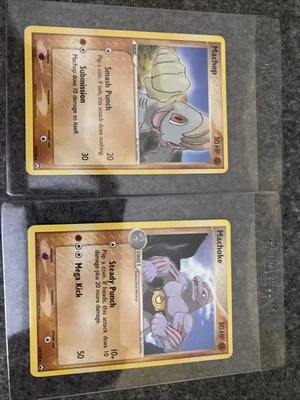 Machoke 33/108 & Machop 53/108 EX Power Keepers TCG - Image 1 of 4