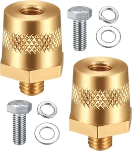 2 Packungen Batterieklemmenverbinder Set, Autobatterie Pfostenklemmen Pfostenadapter - Bild 1 von 12