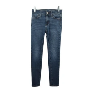 Old Navy High-Rise Rockstar Jeggings, girls size 8, medium wash blue VGC - Picture 1 of 9