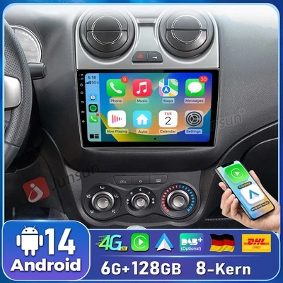 Für Alfa Romeo Mito 2008-2019 Android 14 Autoradio GPS SWC 6G+128G Carplay DAB+ - Bild 1 von 4