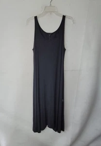 EILEEN FISHER New Organic Rayon Scoop Neck Tank Dress Medium Petite Grey USA - Picture 1 of 14
