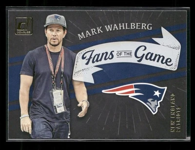 Mark Wahlberg 2022 Donruss Fans of the Game New England Patriots #FG-MW - Image 1 of 2