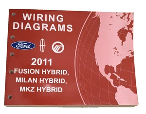 2011 Ford Fusion HYBRID Mercury Milan HYBRID Lincoln MKZ Wiring Diagram Manual - Picture 1 of 6