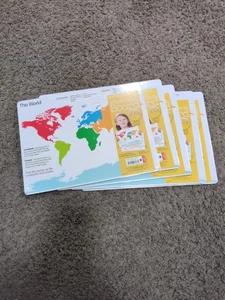 Let's Grow Smart Wipe-clean Board Geography The World And The U.S. 5 Stück - Bild 1 von 3