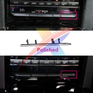Center Right A/C TEMP Switch Button Trim Strip Chrome For Mercedes W212 E 08-14 - Picture 1 of 11