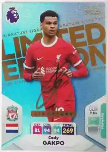 Cody Gakpo Panini Plus Premier League signed card 2024 mint condition - Picture 1 of 1