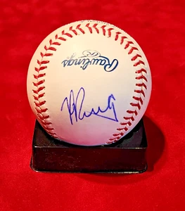 Yasiel Puig Los Angeles Dodgers Signed Game Baseball w/PSA/DNA COA (2) - Picture 1 of 4